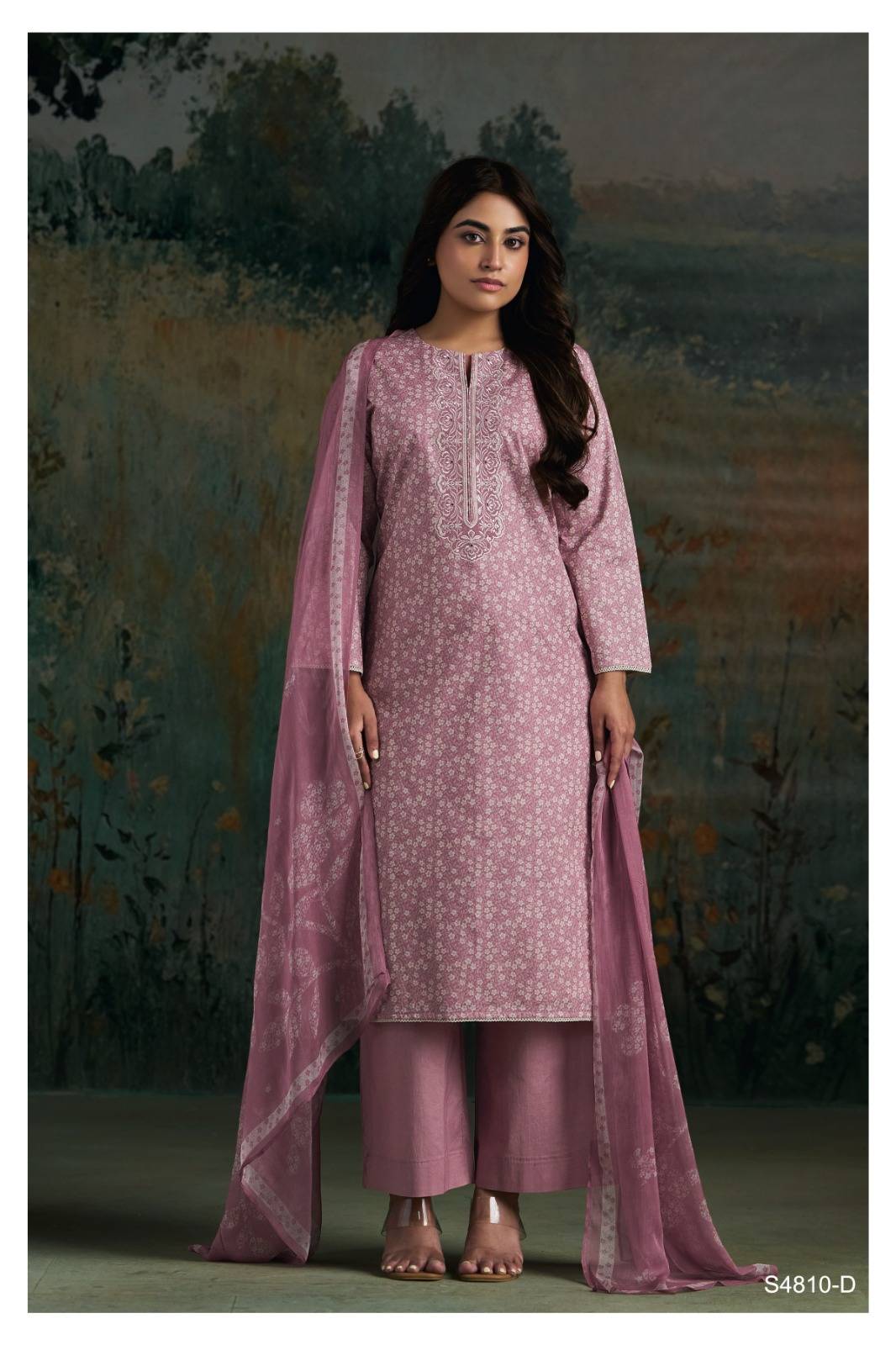 AADILA 4810 By GANGA Fashion Stylish Beautiful Colourful Cotton Dresses At Wholesale Price